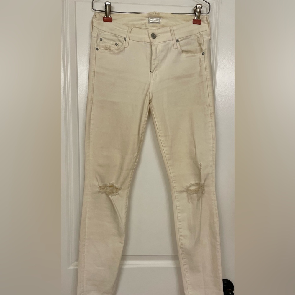 Mother white jeans